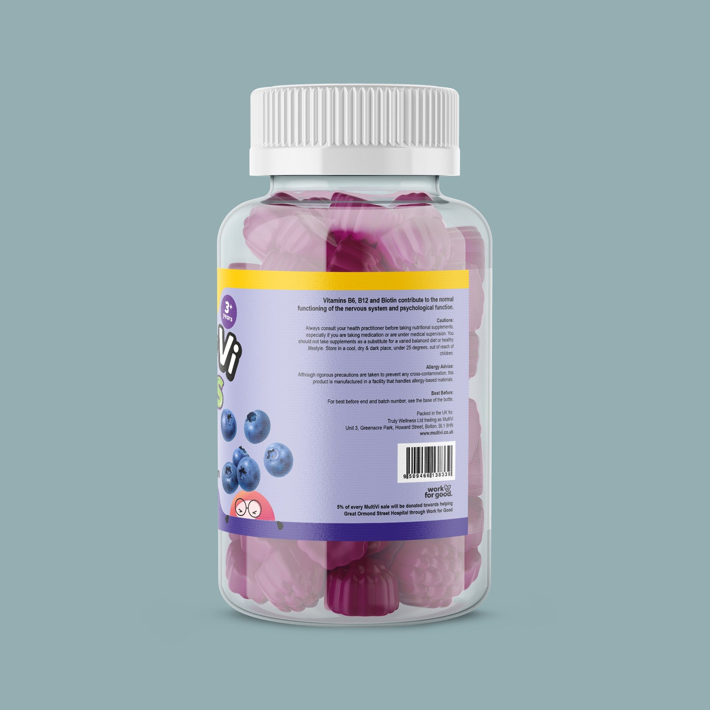 Multivitamin Gummies - Berry Flavour                                     (For Kids)