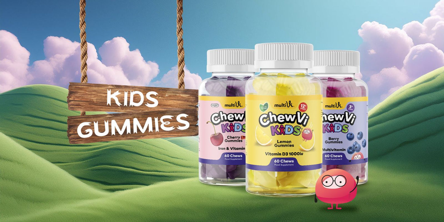 Multivitamin Gummies - Berry Flavour                                     (For Kids)